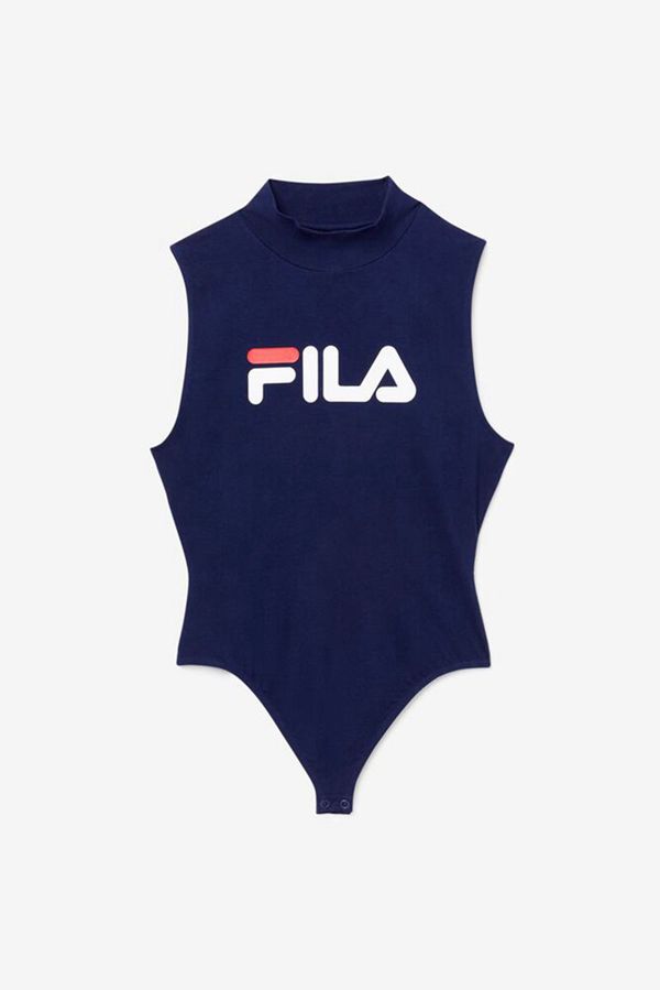 Fila Donata Athletic Women's Bodysuits - Navy/White/Red,NZ 806-19620